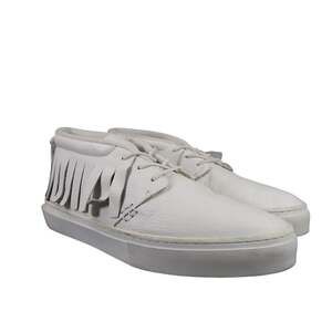 Clear Weather Shoes Mens 11 Sneaker Chukka Boot One O One White Leather Casual